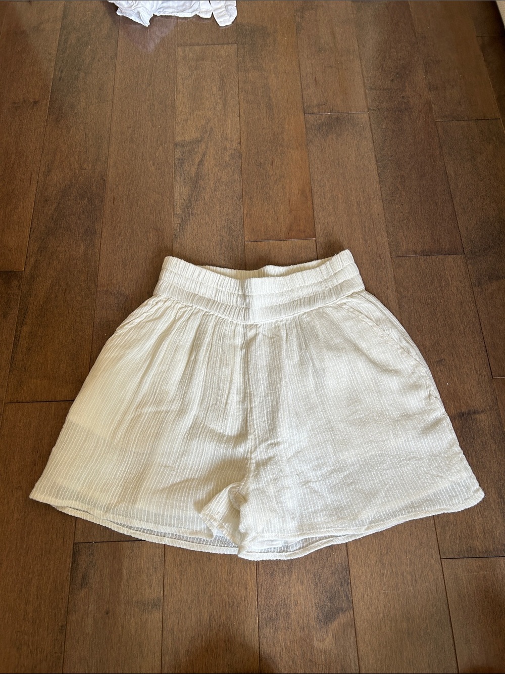 Billabong White High Waist Women's Shorts
